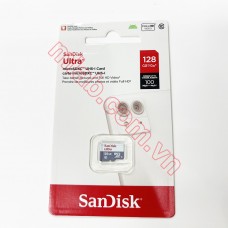 Thẻ nhớ Micro SD 128G class 10 SanDisk Ultra (100MB/s, FULL HD VIDEO)